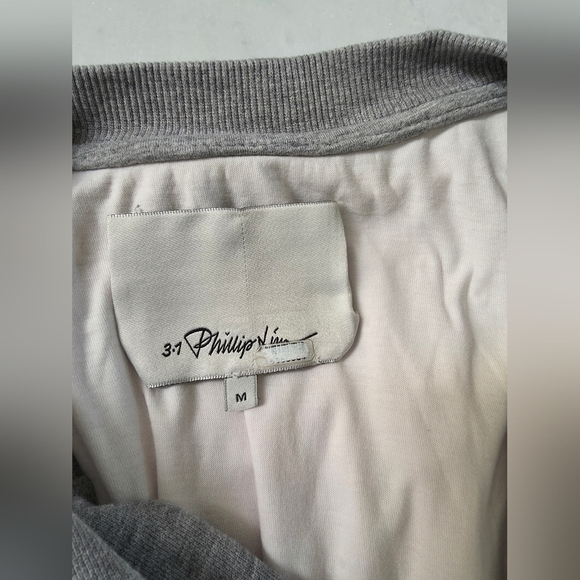 3.1 Phillip Lim Combo Tiered Sweatshirt Midi Dress - Picture 7 of 10